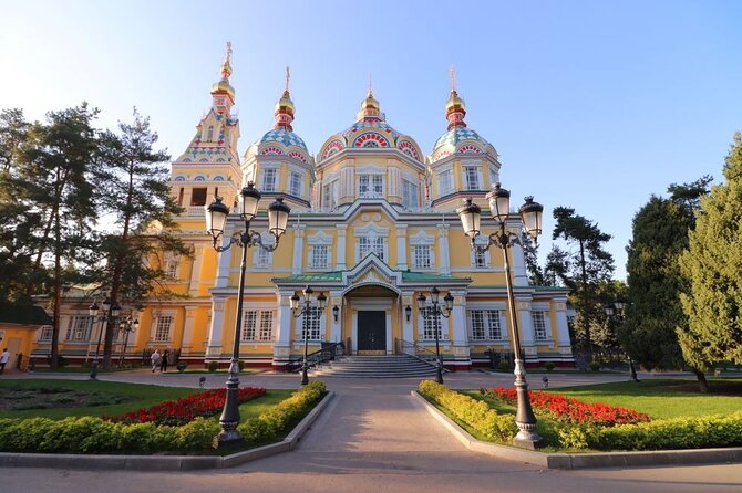 Almaty city & Shymbulak tour - Panfilov Park and the wooden Ascension Cathedral
