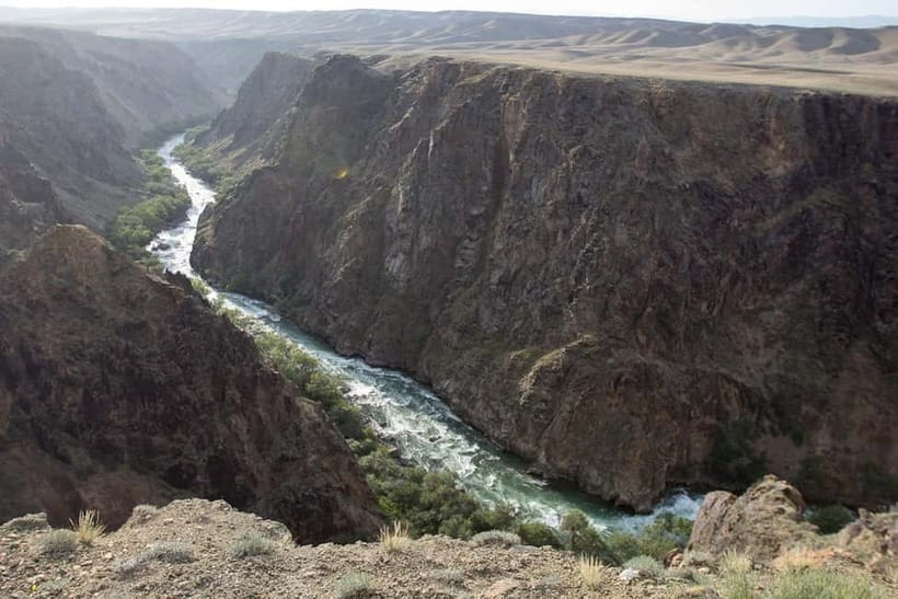 Almaty:Kaindy and Kolsai lakes with Black Canyon 1 Day Tour - Reaching Kaindy Lake by UAZ van