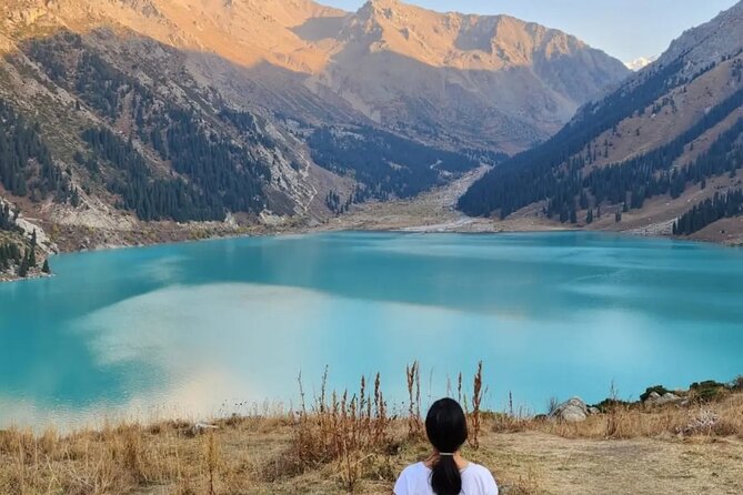 Almaty lake - Leaving Almaty for the Tien Shan Mountains