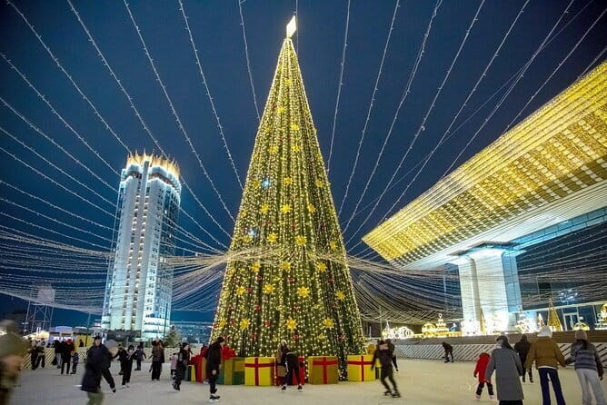 Almaty Walking Tour: 9 Must-See Sights in a Small Group - Kazakhstan Hotel and the city’s major squares