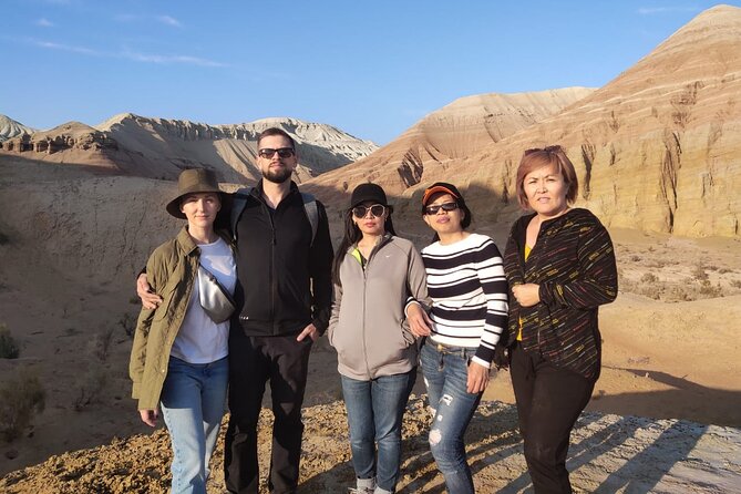 Altyn emel 2 days tour. (Singing dune, AkTau, KattyTau) - Kattyau Mountains and volcanic rock formations