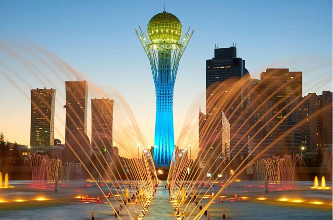 Astana Private Custom Walking Tour with A Local Guide - Khan Shatyr closes the route with a giant tent