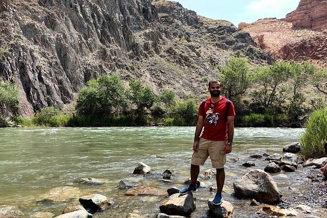 Discovering 6 Stunning Sights on Private Tour of Charyn Canyon - Looking down from the Valley of Castles panorama