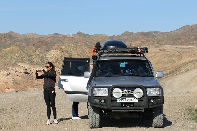 Discovering 6 Stunning Sights on Private Tour of Charyn Canyon - Stone Shelf and the volcanic zone