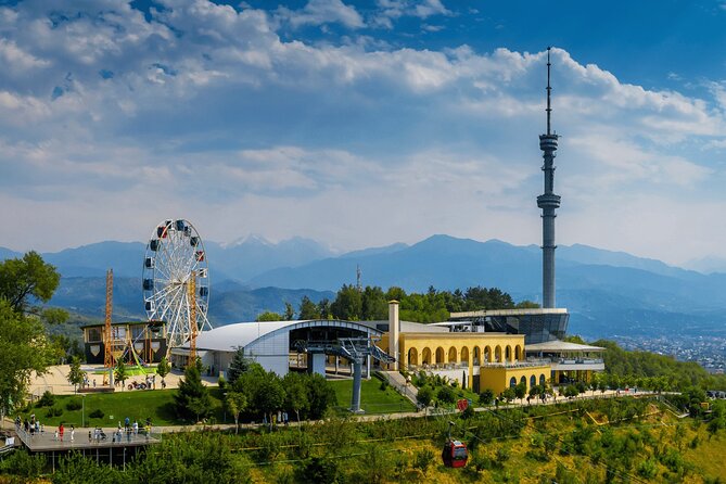 Experience Almaty, Medeu, shymbulak resort and Kok-tobe - Returning to the city and riding up Kok-Tobe