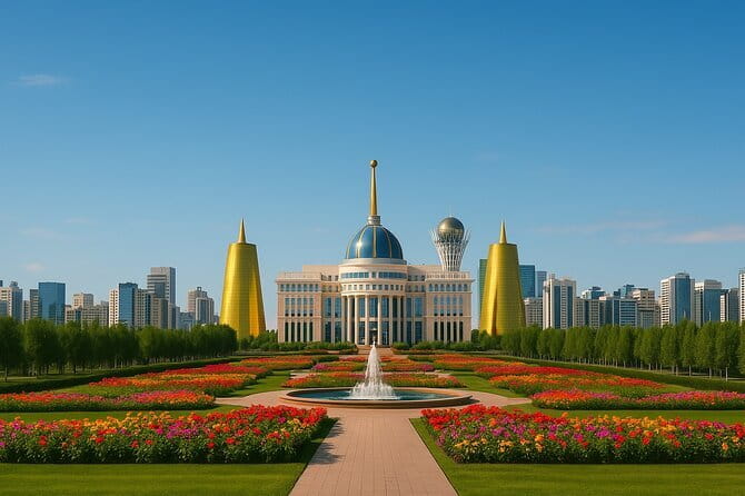 Guided Night Time Tour of Astana in a Private Car - The Palace of Peace and Reconciliation
