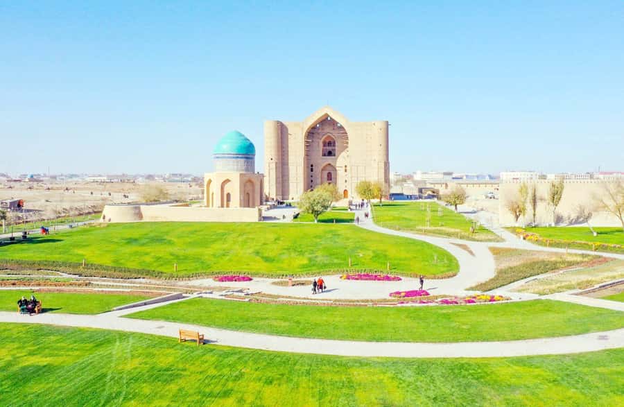 Turkestan Gloriously Isolated - Day Tour from Tashkent - The Caravanserai is modern, not an ancient roadside inn