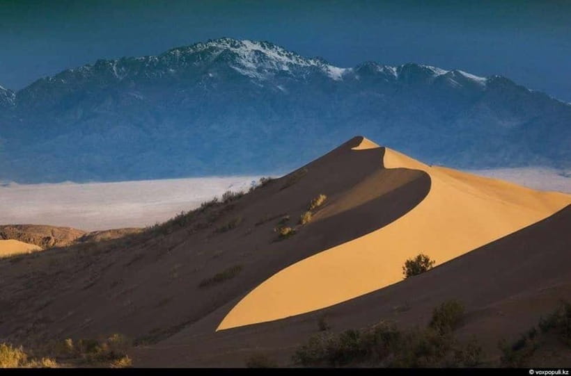 Two Day Tour to Altyn Emel: Singing Dune and Aktau Mountain - Aktau Mountains, pale rock and strange shapes
